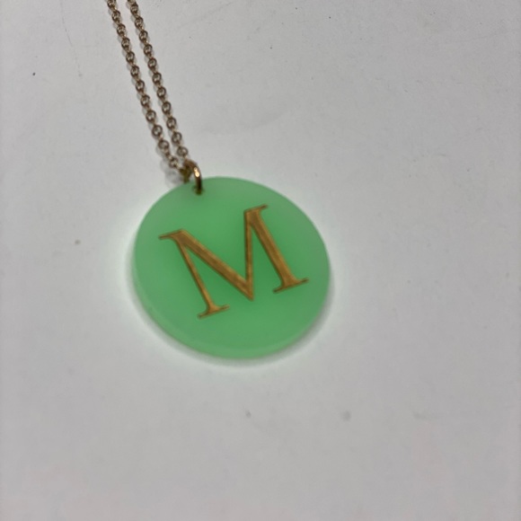 Acrylic M Necklace - Picture 3 of 5